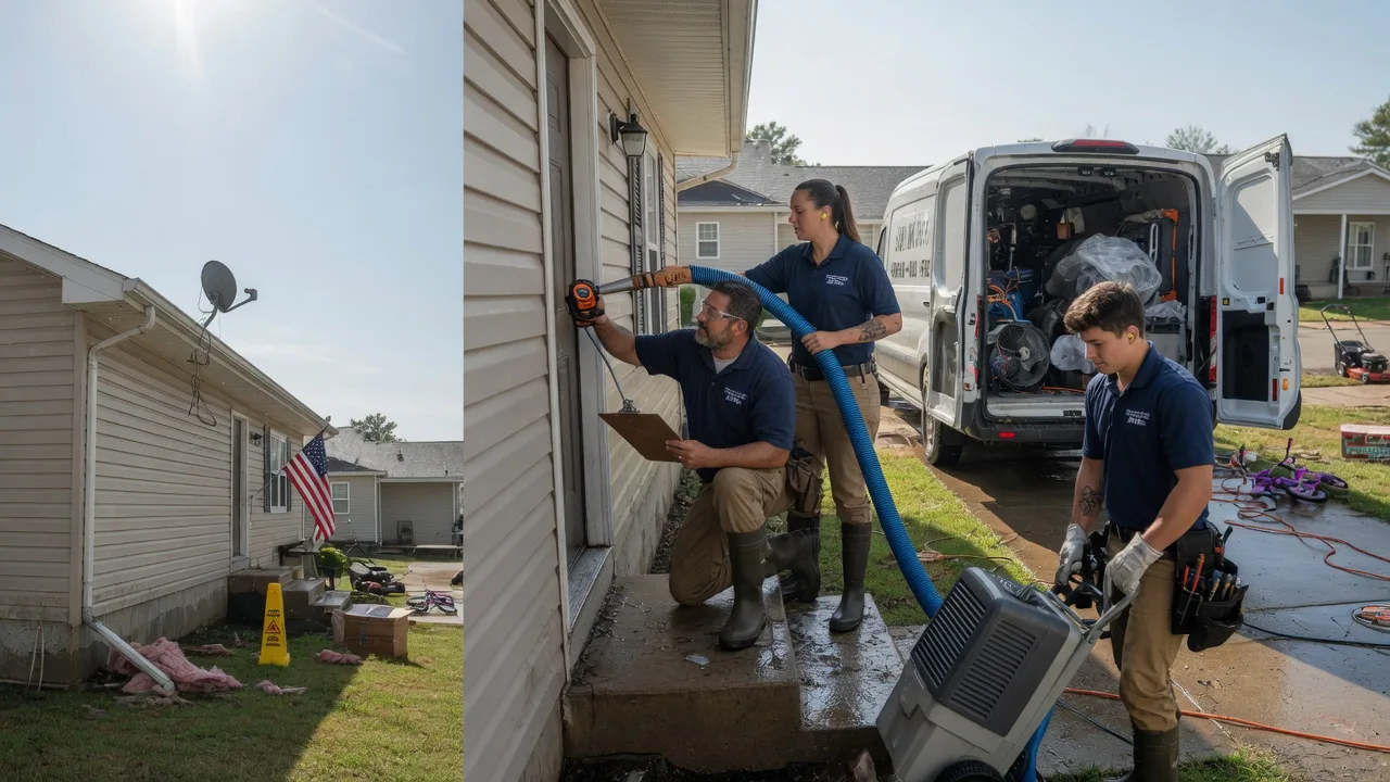 Ceiling Water Damage Restoration in West Danville, VT near me
